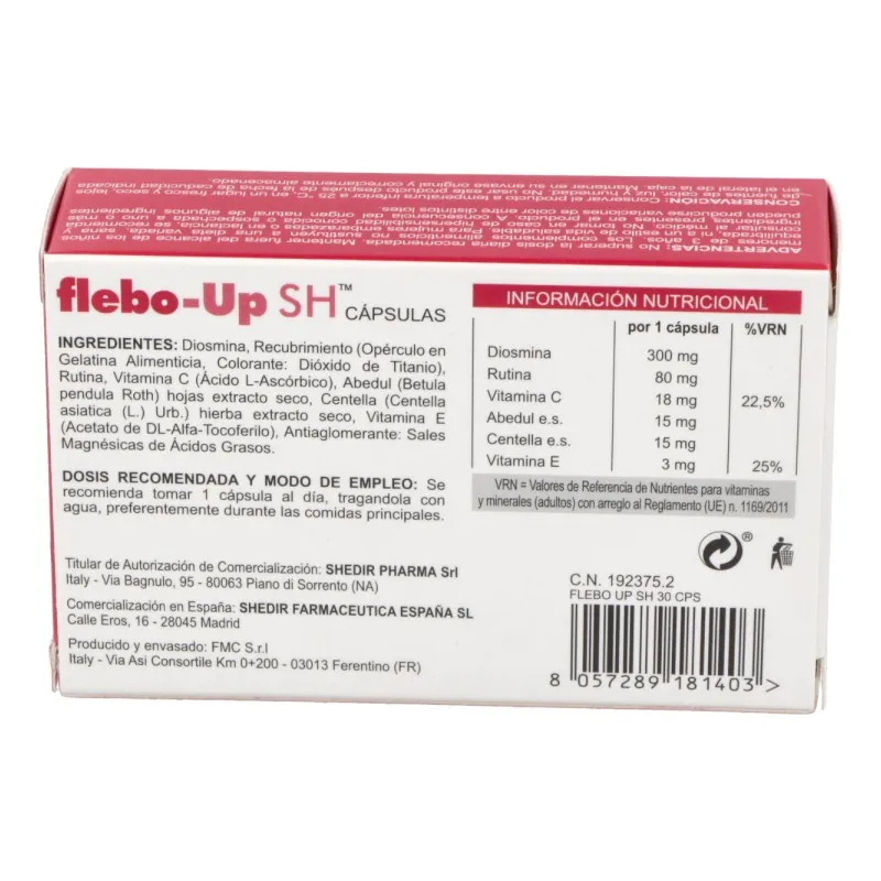 Flebo-up 30 Capsulas Flebo-up 30 Capsulas