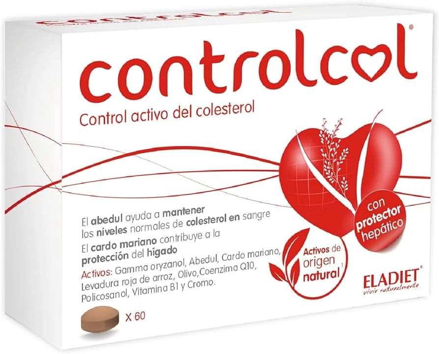 Eladiet Controlcol, 60 comprimidos.