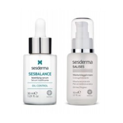 Sesderma Pack Matte Perfect Sesbalance Serum Seborregulador 30ml + Salises Crema Gel Hidratante 50ml