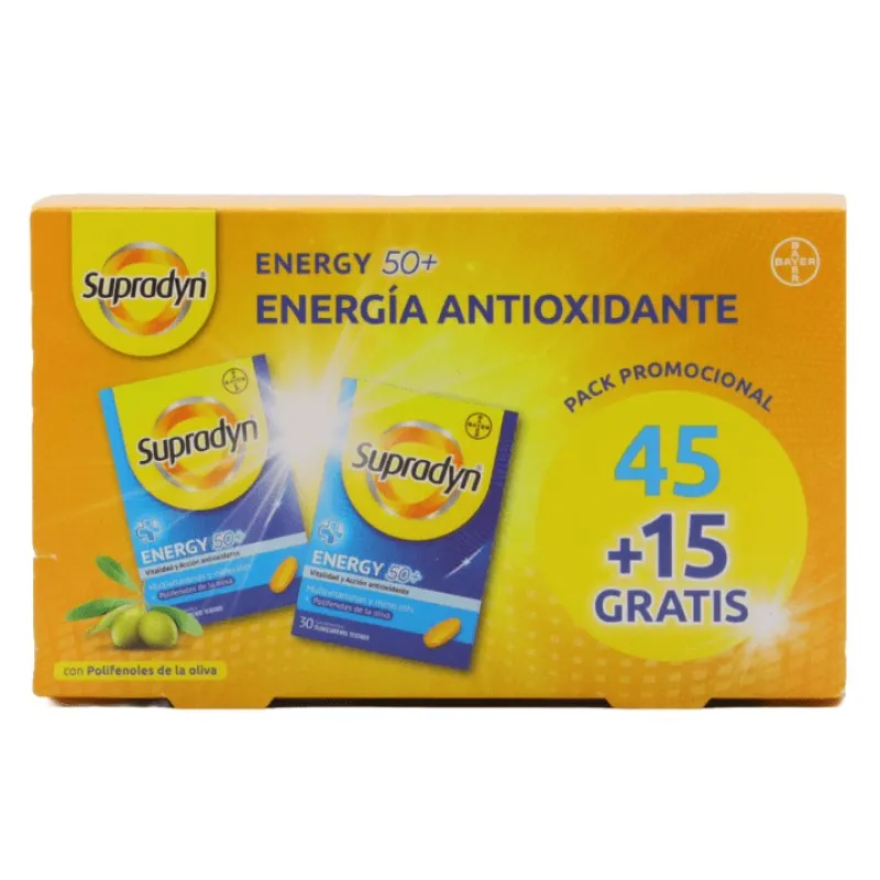 Supradyn Promo 50+, 45+15 comprimidos Supradyn Promo 50+, 45+15 comprimidos