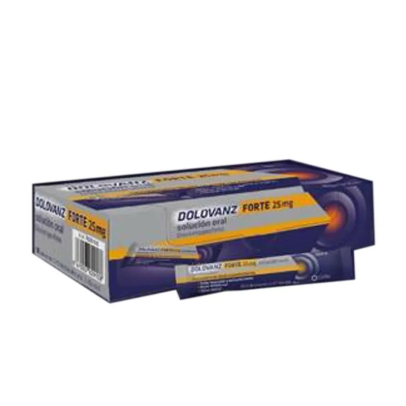 Dolovanz Forte 25mg 10 sobres solucion oral Dolovanz Forte 25mg 10 sobres solucion oral