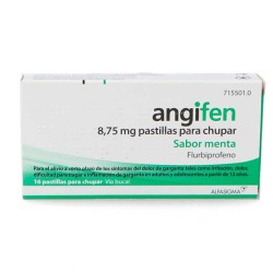 ANGIFEN 8,75 MG 16 PASTILLAS PARA CHUPAR (SABOR MENTA)