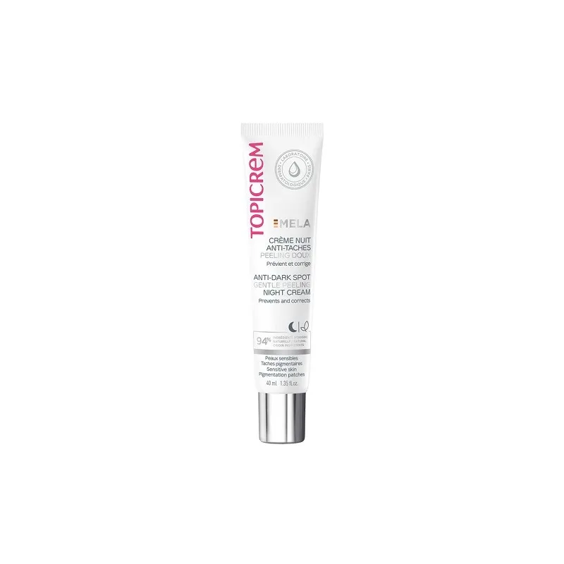 Topicrem MELA crema de noche peeling antimanchas, 40 ml Topicrem MELA crema de noche peeling antimanchas, 40 ml