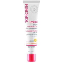 Topicrem Hydra+ crema tintada color medio SPF 50, 40 ml