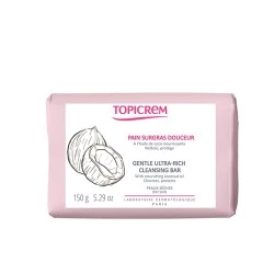 Topicrem HYDRA+ barra limpiadora sobreengrasante suave, 150 g