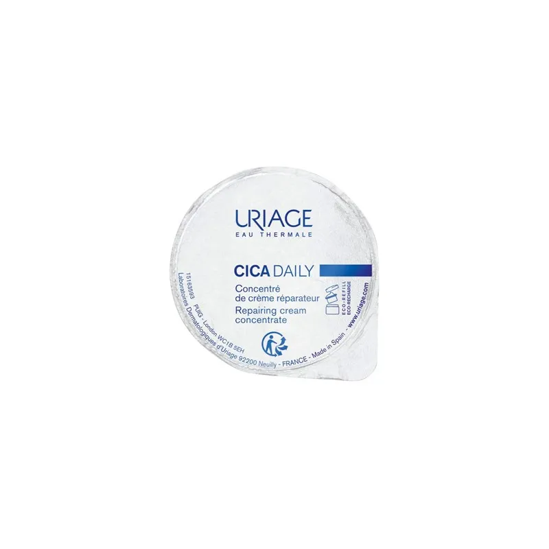 Uriage Cica Daily Crema Reparadora Concentrada Recarga, 50 ml