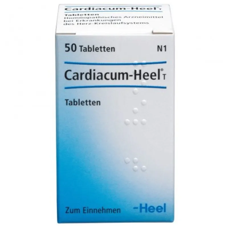 Cardiacum-Heel T, 50 comprimidos Cardiacum-Heel T, 50 comprimidos