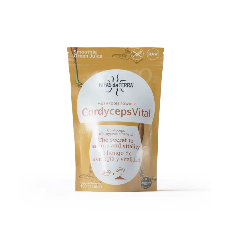 Hifas da Terra Cordyceps Vital (no eco), 60 cápsulas