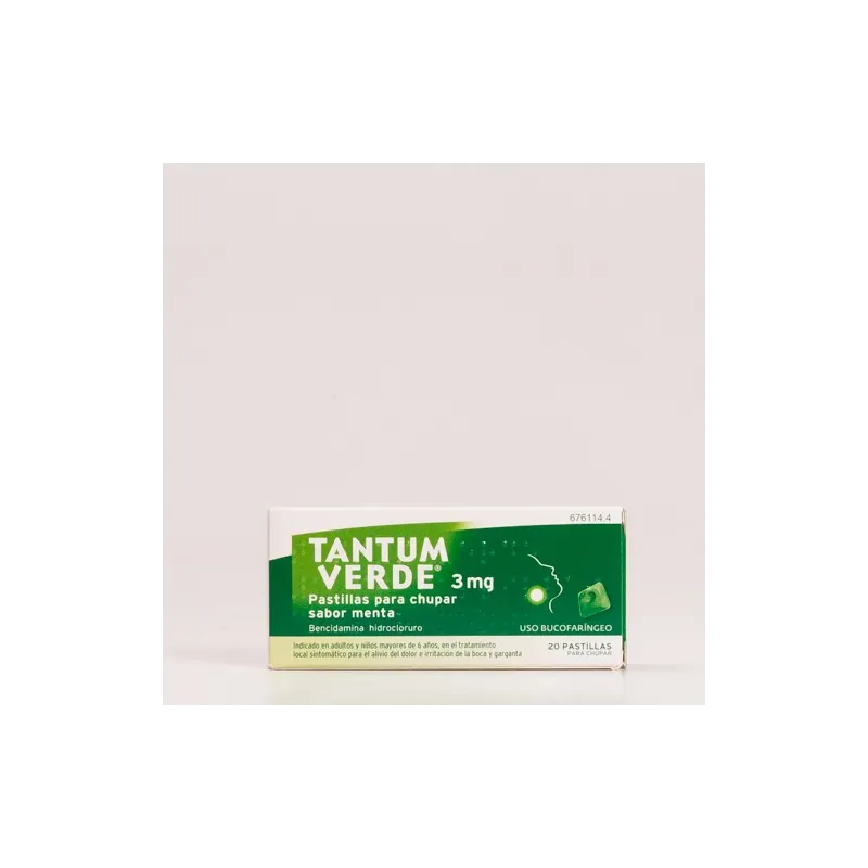 Tantum Verde 3 mg Pastillas para chupar Menta