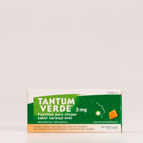 Tantum Verde 3 mg Pastillas para chupar Naranja Miel