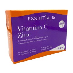 Essentialis Vitamina C Zinc, 60 comprimidos