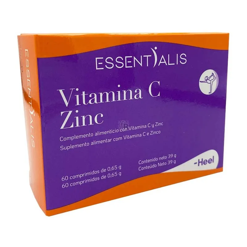 Essentialis Vitamina C Zinc, 60 comprimidos Essentialis Vitamina C Zinc, 60 comprimidos
