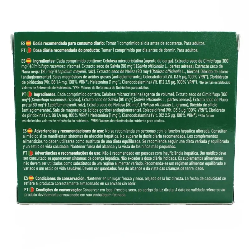 Essentialis Menopausia Noche, 30 comprimidos Essentialis Menopausia Noche, 30 comprimidos