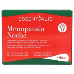 Essentialis Menopausia Noche, 30 comprimidos