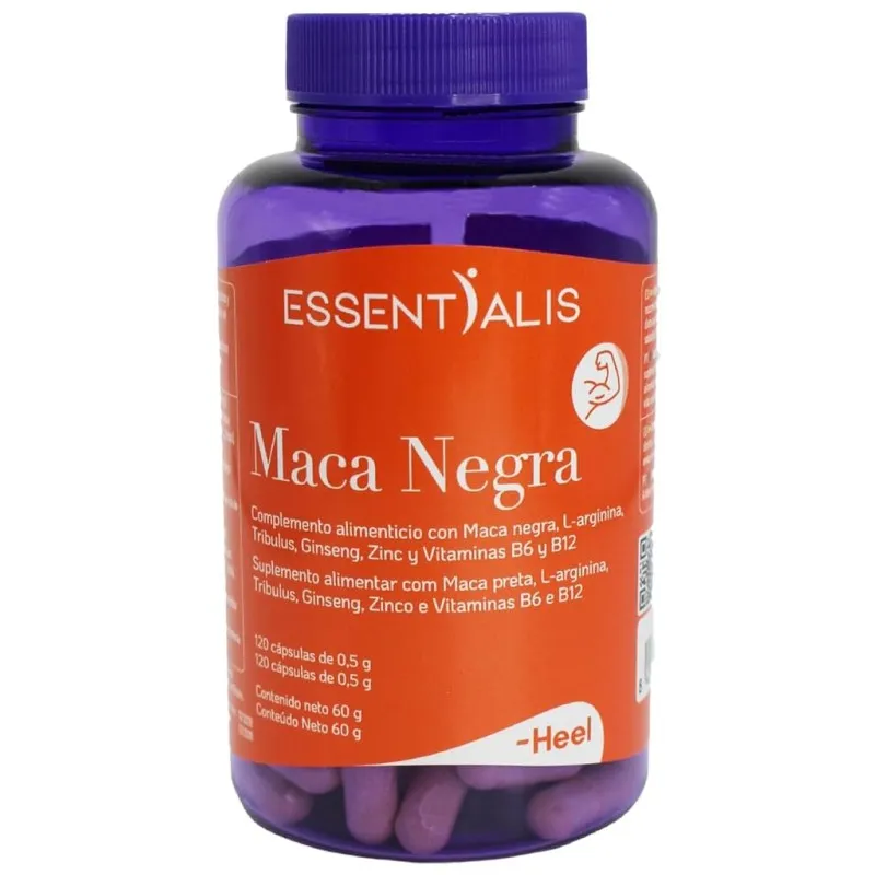Essentialis Maca Negra, 120 cápsulas Essentialis Maca Negra, 120 cápsulas