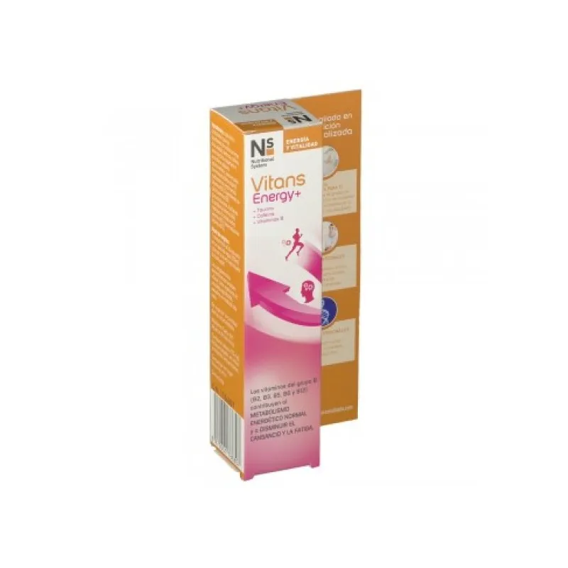 NS Vitans Energy+, 20 comprimidos efervescente NS Vitans Energy+, 20 comprimidos efervescente