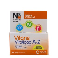 NS Vitans Vitalidad A-Z, 100 comprimidos
