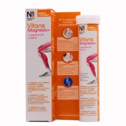 NS Vitans Magnesio+, 15 comprimidos efervescentes