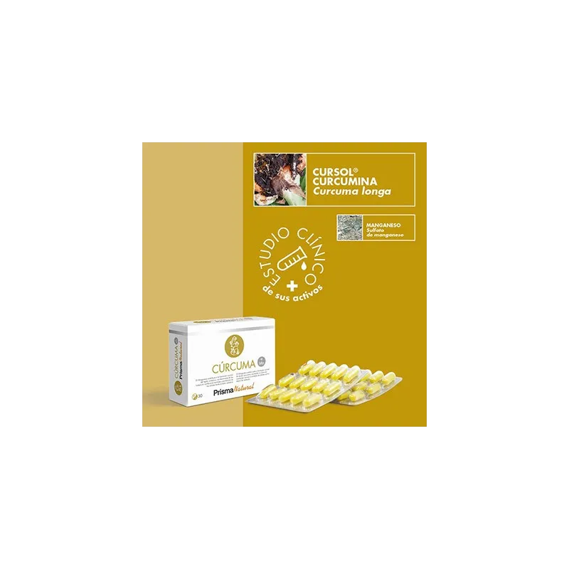 Prisma Natural Cúrcuma 30 Cápsulas | Farmacia Barata Prisma Natural Cúrcuma 30 Cápsulas | Farmacia Barata