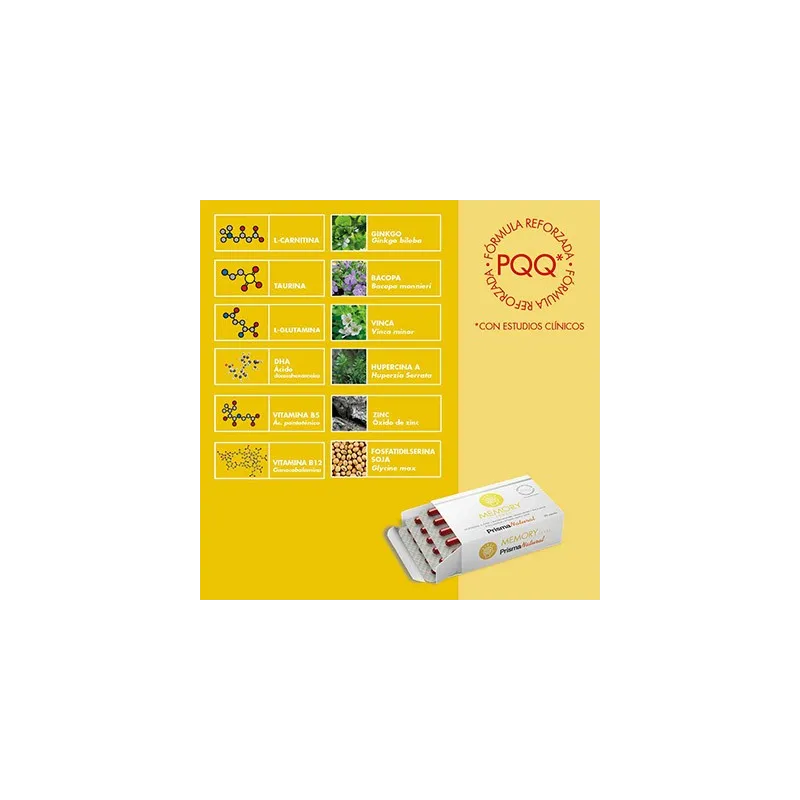 Prisma Natural Memory Level 30 cápsulas | Farmacia Barata