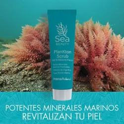 Sea Beauty Plankton Scrub gel exfoliante facial, 50 ml