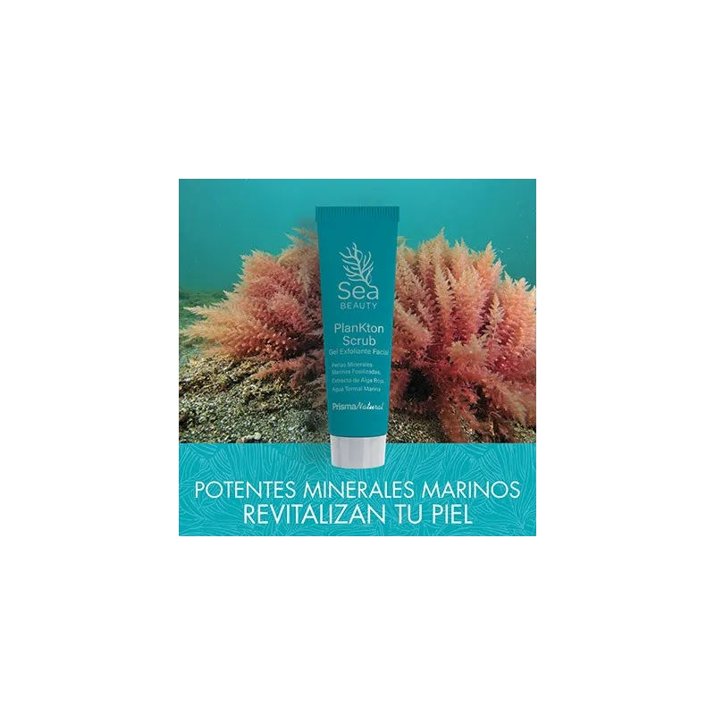 Sea Beauty Plankton Scrub gel exfoliante facial, 50 ml