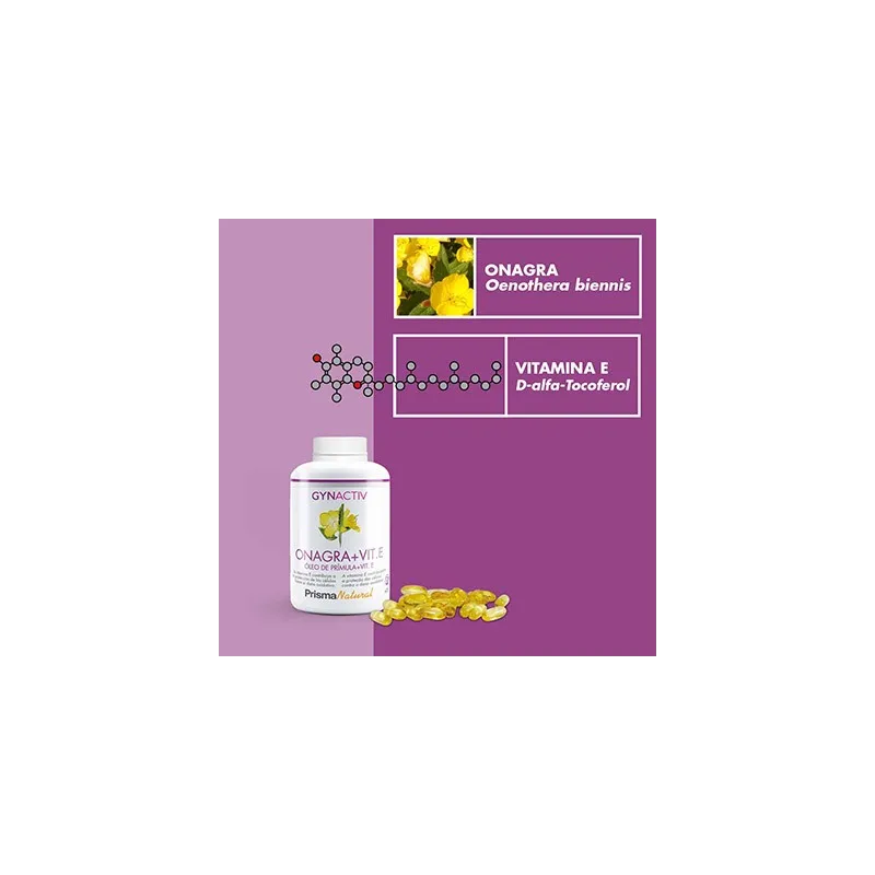 Prisma Natural Gynactiv onagra + vitamina E, 100 perlas Prisma Natural Gynactiv onagra + vitamina E, 100 perlas