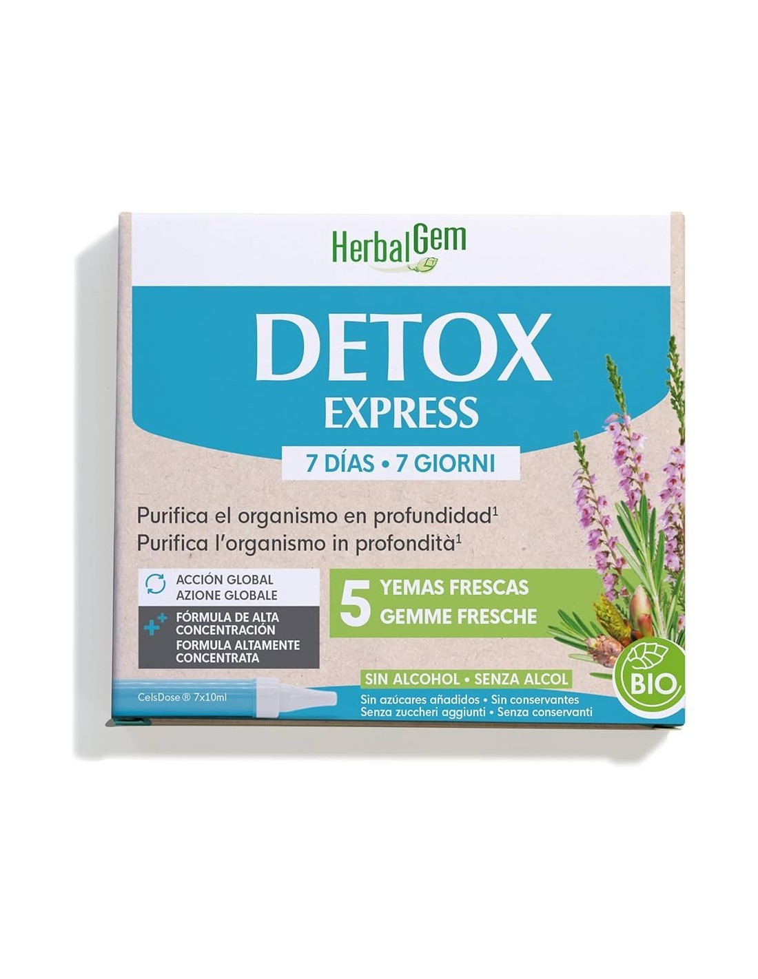 Pranarom Detox Express Monodosis Bio 7x10 ml