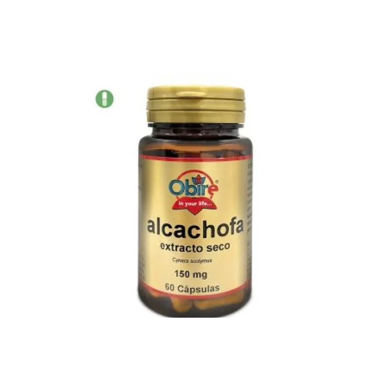Obire Alcachofa 350 mg, 60 Cáps. Obire Alcachofa 350 mg, 60 Cáps.