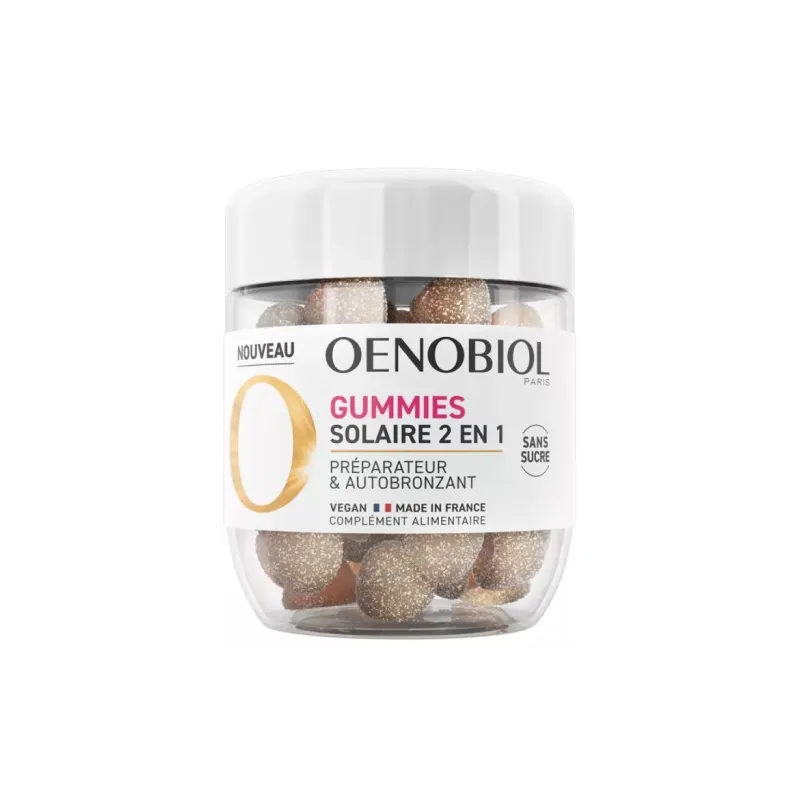 OENOBIOL SOLAR AUTOBRONCEADOR 60 GUMMIES