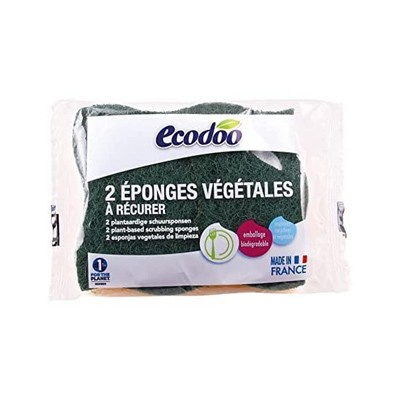 Ecodoo Esponja Estropajo, 2 unidades.