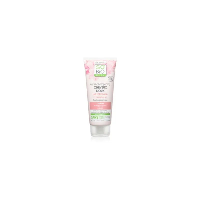 Sobio Acondicionador Suave Leche Almend & Prot | Farmacia Barata