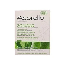 Acorelle Bandas Cera Fría-Cuerpo, 1 pack