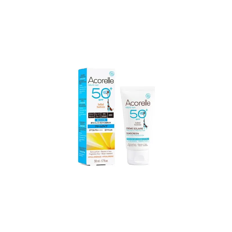 Acorelle Crema Solar Bebé SPF50+ 50ml | Farmacia Barata