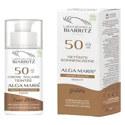 Biarritz Crema Facial Color Dorado SPF50, 50ml