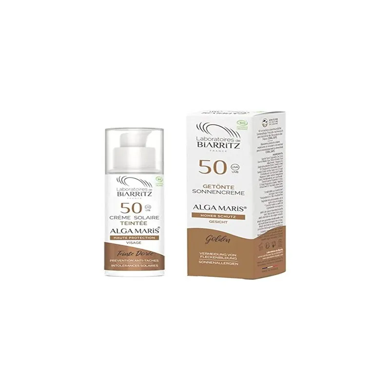 Crema Facial Color Dorado SPF50 50ml | Farmacia Barata