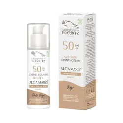 Biarritz Crema Facial Color Beige SPF50, 50ml.