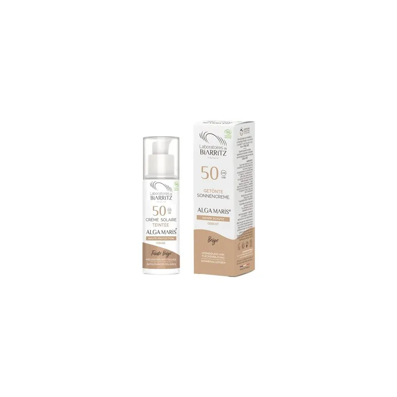 Biarritz Crema Facial Color Beige SPF50 | Farmacia Barata