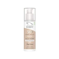 Biarritz Crema Facial Color Marfil SPF50, 50ml.