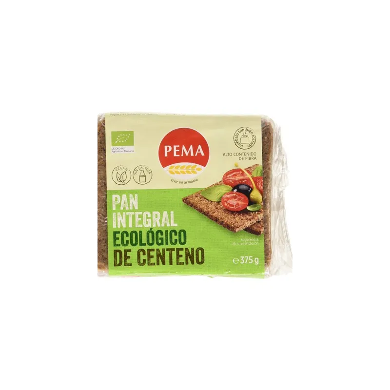 Pan Centeno Integral PEMA 375g | Farmacia Barata Pan Centeno Integral PEMA 375g | Farmacia Barata