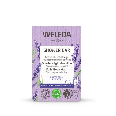 Weleda Jabón de Ducha Sólido Relajante Lavanda, 75g