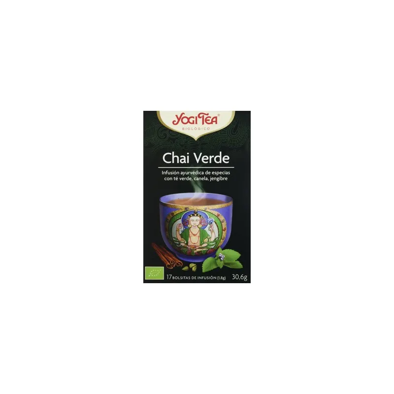 Yogi Tea Chai Verde 17 sobres | Farmacia Barata Yogi Tea Chai Verde 17 sobres | Farmacia Barata