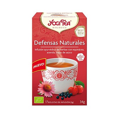 Yogi Tea Defensas Naturales, 17 sobres.