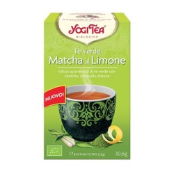 Yogi Tea Te Verde Matcha Limón, 20 sobres