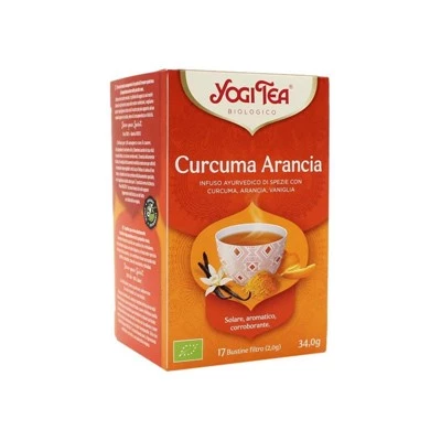 Yogi Tea Curcuma Naranja, 17 sobres