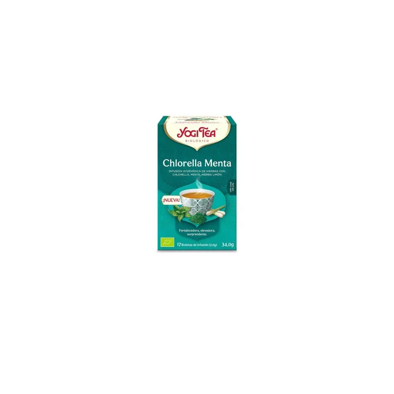 Yogi Tea Menta Chlorella, 17 Sobres | Farmacia Barata