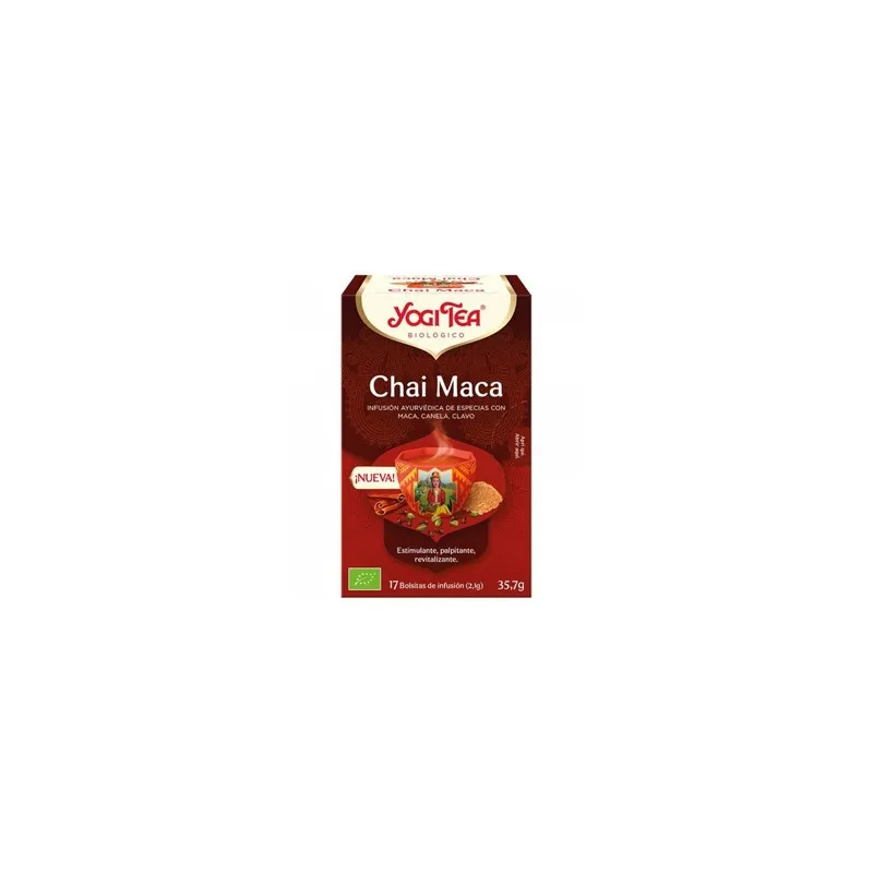 Yogi Tea Maca Chai Orgánico 17 sobres | Farmacia Barata Yogi Tea Maca Chai Orgánico 17 sobres | Farmacia Barata