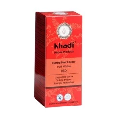 Khadi Henna Natural, 100g rojo.