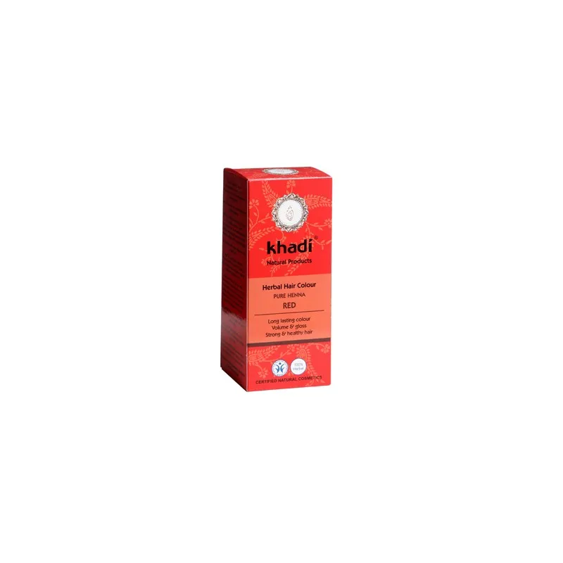 Khadi Henna Natural Rojo 100g | Farmacia Barata Khadi Henna Natural Rojo 100g | Farmacia Barata