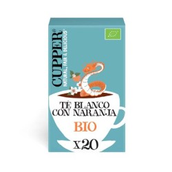 Cupper Infusion White Tea with Orange, 20 sobres bio